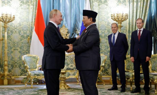 Pertemuan Prabowo dan Putin