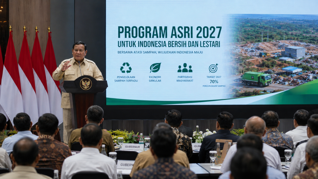 Prabowo Target Sampah Indonesia Tuntas di Akhir 2027, Siapkan Hadiah Rp20 Miliar untuk Kota Terbersih