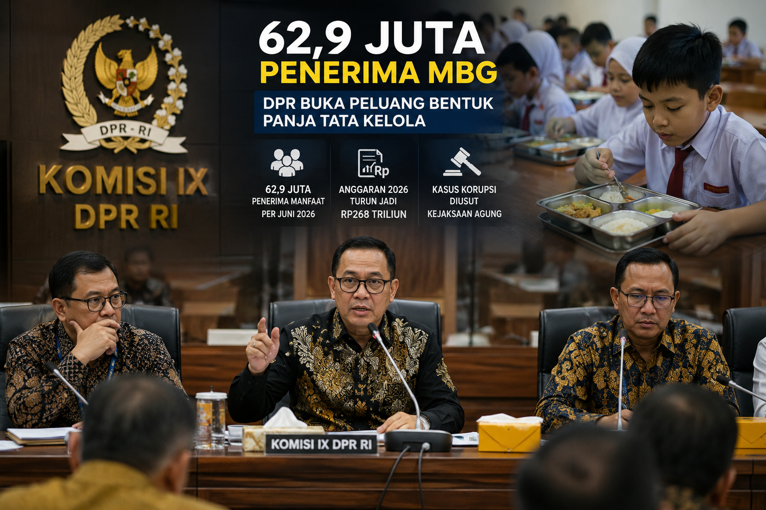 62,9 Juta Penerima MBG, DPR Buka Peluang Bentuk Panja Tata Kelola