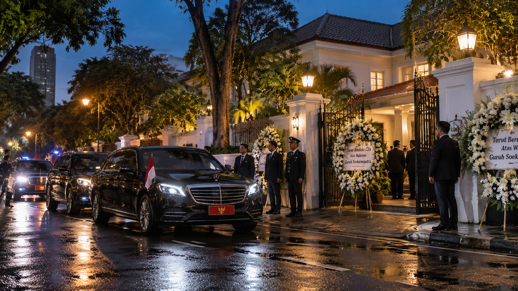Prabowo Takziah ke Rumah Megawati, Sampaikan Duka Wafatnya Guruh